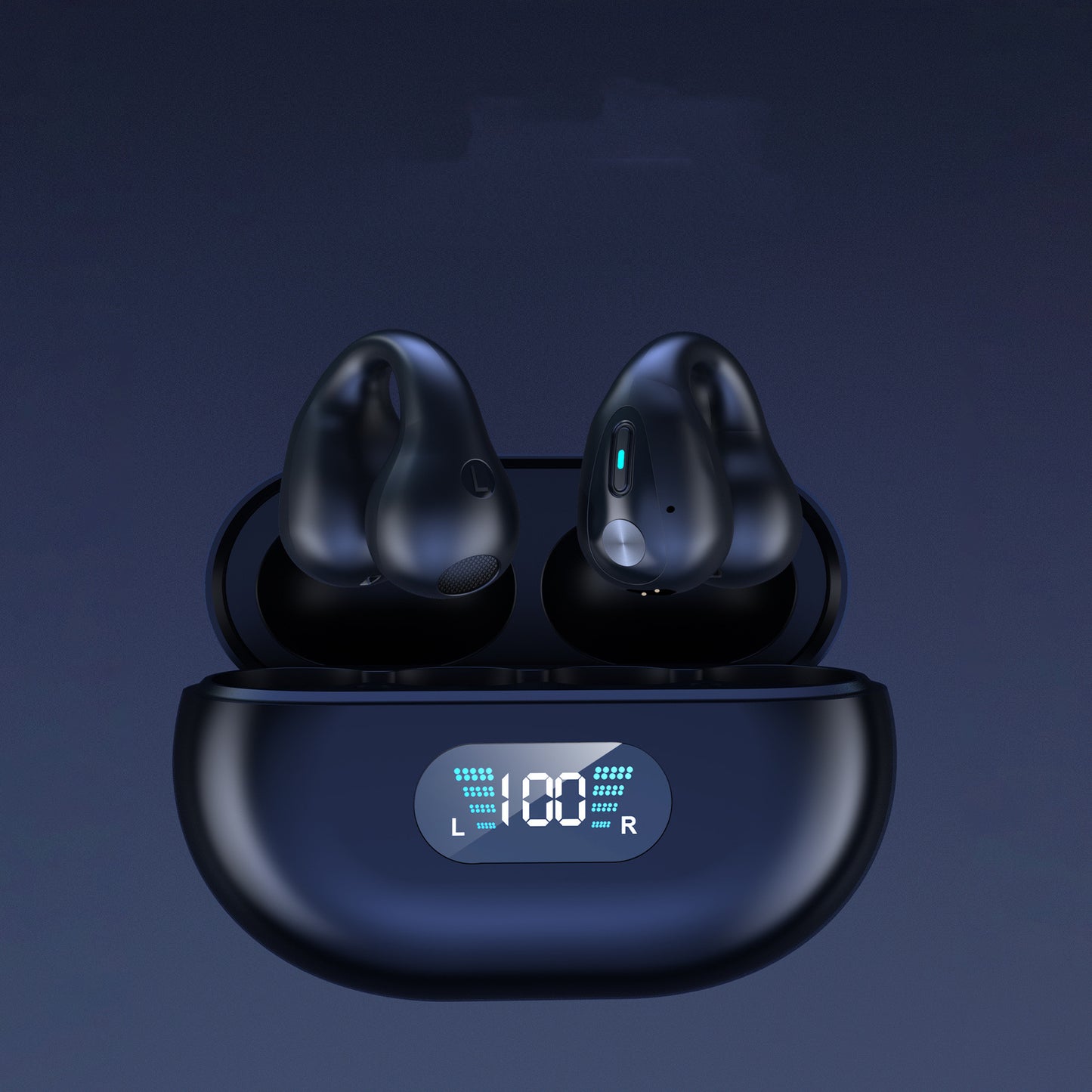 Bone Conduction Headphones TWS Earbuds Ear Clip Bluetooth 5.3 Touch Wireless Earphone In-Ear Bass HIFI Sports Headset - Jabula & Co