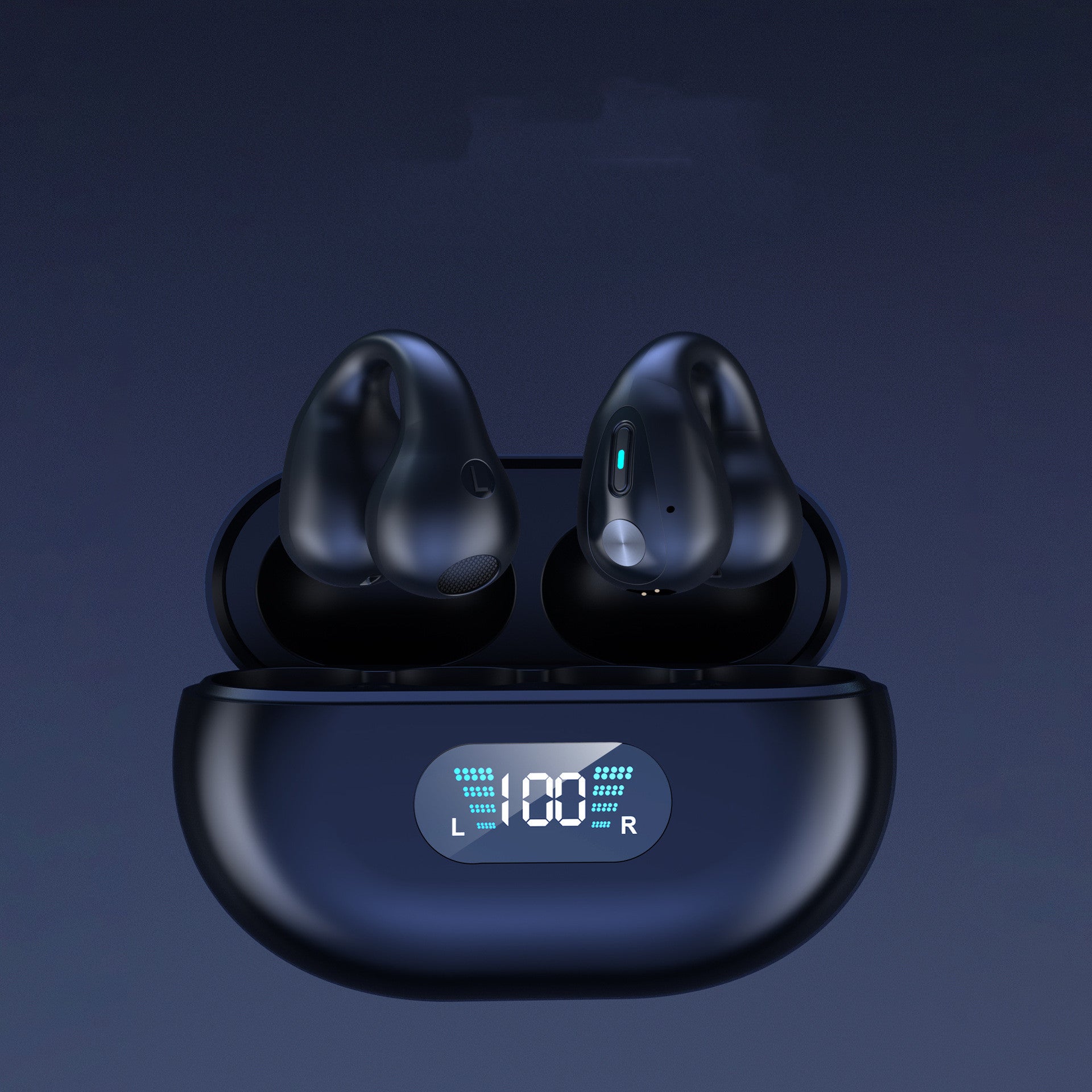 Bone Conduction Headphones TWS Earbuds Ear Clip Bluetooth 5.3 Touch Wireless Earphone In-Ear Bass HIFI Sports Headset - Jabula & Co