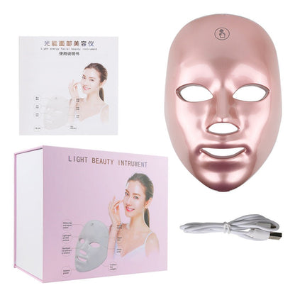 Touch Screen Seven-color Light Mask LED Photon Skin Rejuvenation - Jabula & Co