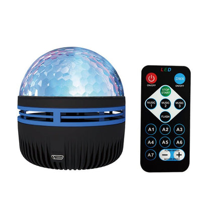 LED Star Galaxy Projector Lamp Spotlight Colorful Rotating Magic Ball Bedroom Atmosphere Lamp Bar KTV Disco Party Stage Light - Jabula & Co