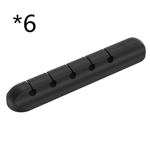 Silicone USB Cable Winder Desktop Cable Organizer Management Multipurpose Clips Cables Protector For Wired Headphones - Jabula & Co