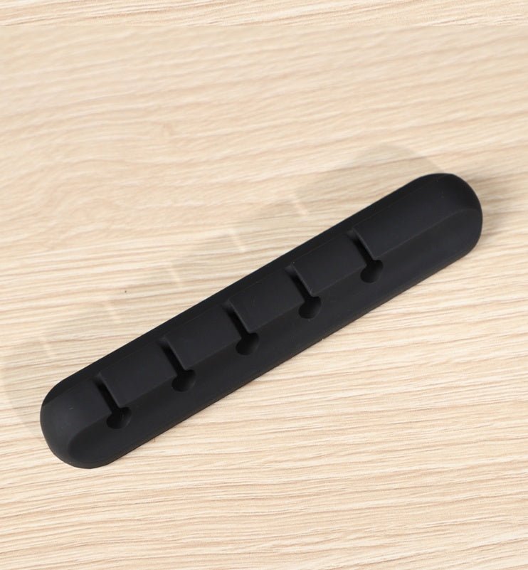 Silicone USB Cable Winder Desktop Cable Organizer Management Multipurpose Clips Cables Protector For Wired Headphones - Jabula & Co