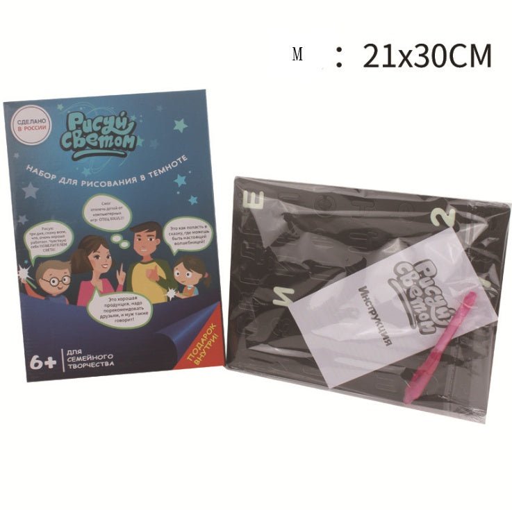 Educational Toy Drawing Pad 3D Magic 8 Light Effects Puzzle Board Sketchpad - Jabula & Co