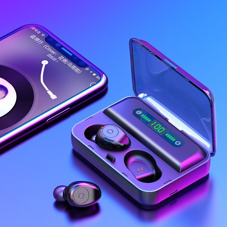 Multifunction Bluetooth Headset Binaural Movement Power Bank Phone Support - Jabula & Co