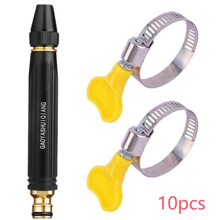 Portable High Pressure Washing Water Gun Car Wash Nozzle Adjustable Nipple Type Direct Spray Home Garden Shower Watering Hose by Jabula & Co
