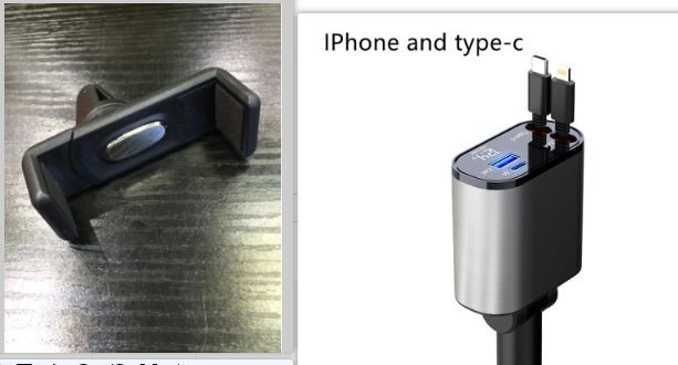 Metal Car Charger 100W Super Fast Charging Car Cigarette Lighter USB And TYPE-C Adapter - Jabula & Co