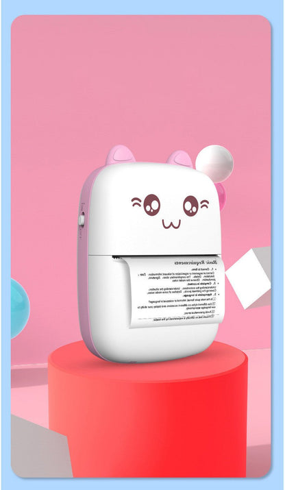 Mini Printer Portable Mini Bluetooth WiFi New Wrong Printer Mobile Phone Photo Title Note Hot Print Pocket Student Error Label Printer - Jabula & Co