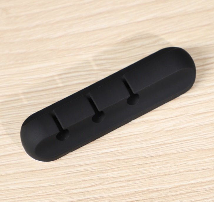 Silicone USB Cable Winder Desktop Cable Organizer Management Multipurpose Clips Cables Protector For Wired Headphones - Jabula & Co