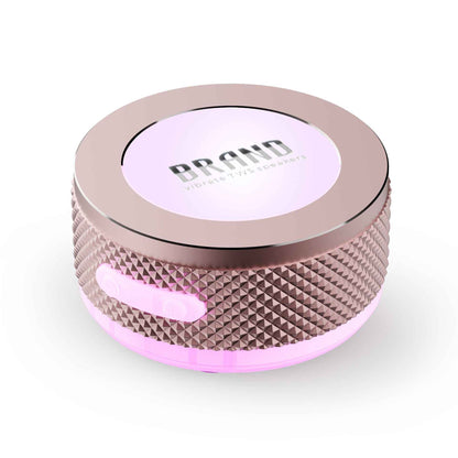 Small Wireless Bone Conduction Speakers Bluetooth Vibration Speaker With Color LED Light Portable Surface Adsorption Speaker - Jabula & Co