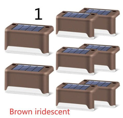 New Upgrade Waterproof LED Solar Fence Lamp Solar Deck Lights Solar Step Light Outdoor For Patio Stairs Garden Pathway Step Yard by Beckett