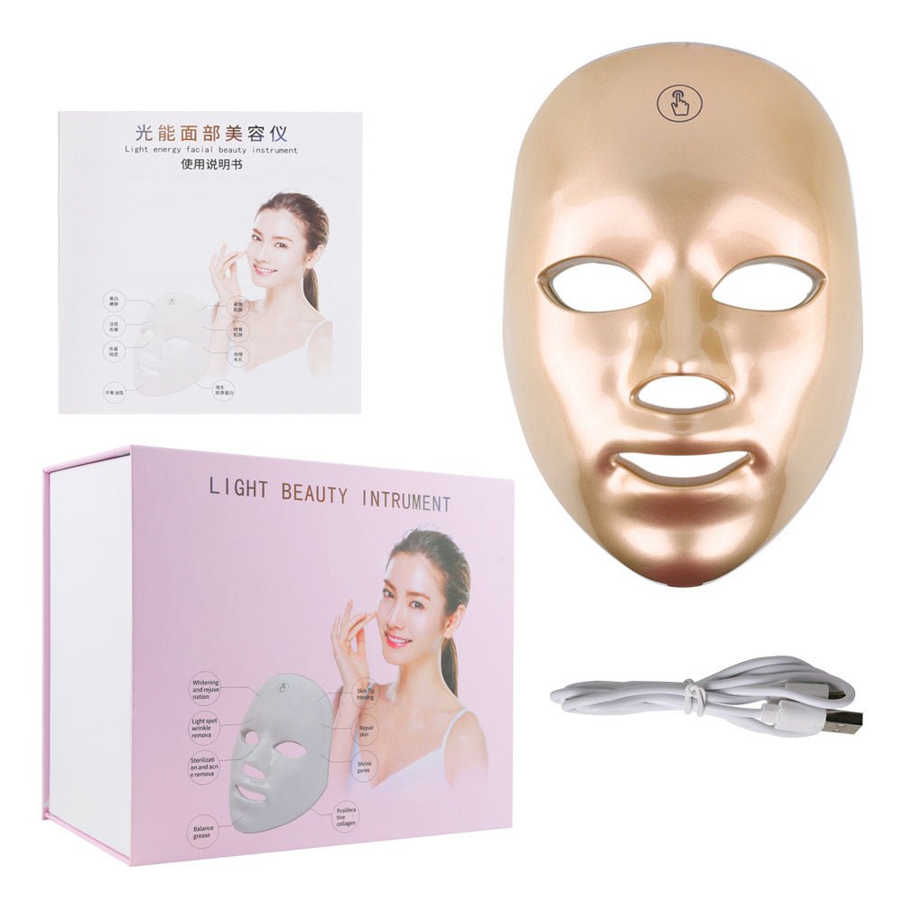 Touch Screen Seven-color Light Mask LED Photon Skin Rejuvenation - Jabula & Co