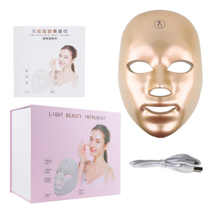 Touch Screen Seven-color Light Mask LED Photon Skin Rejuvenation - Jabula & Co