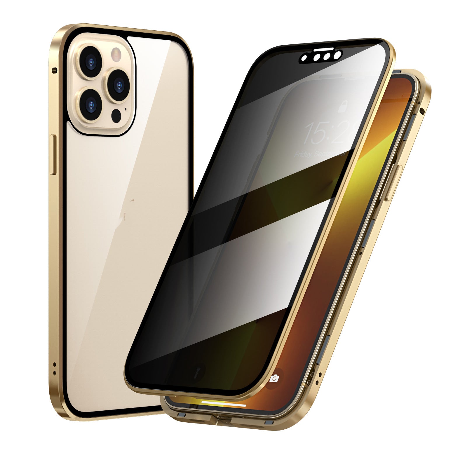 Privacy-proof Magneto Phone Case Double Sided Metal Frame - Jabula & Co