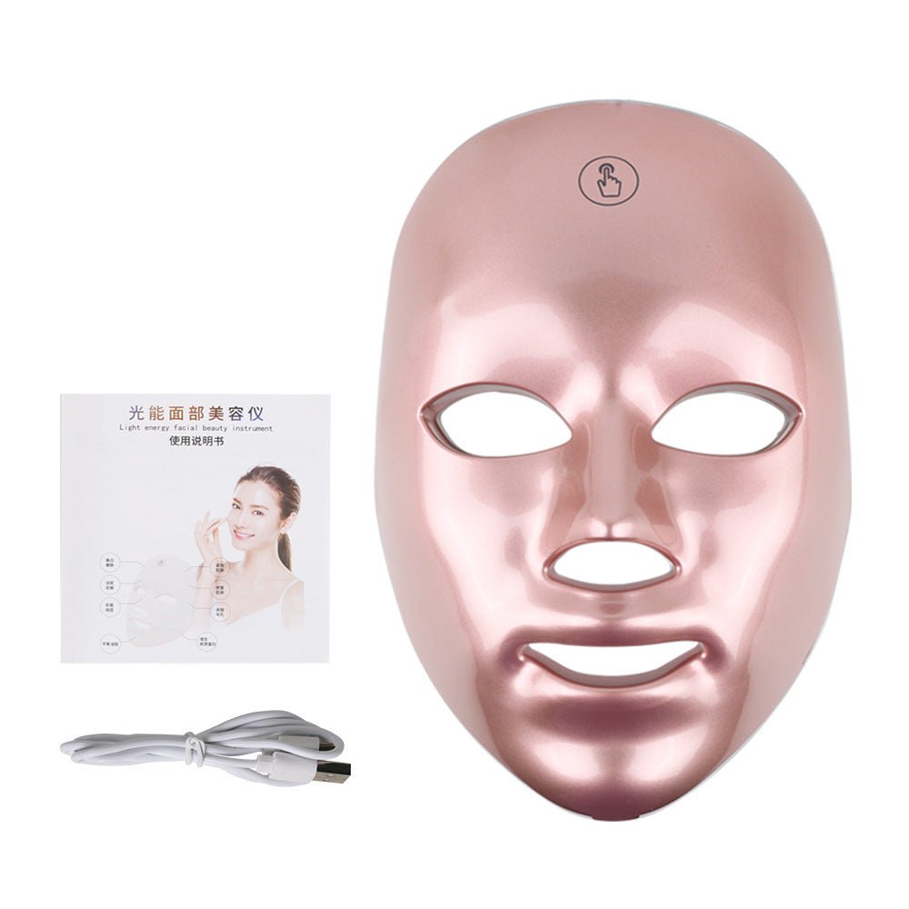 Touch Screen Seven-color Light Mask LED Photon Skin Rejuvenation - Jabula & Co