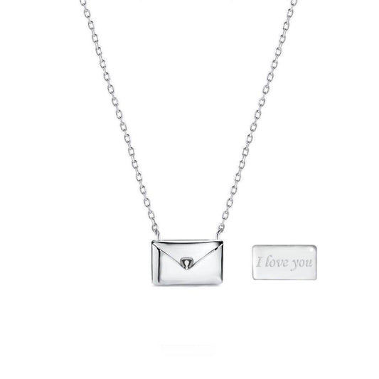 Envelope Pendant Necklace by Beckett