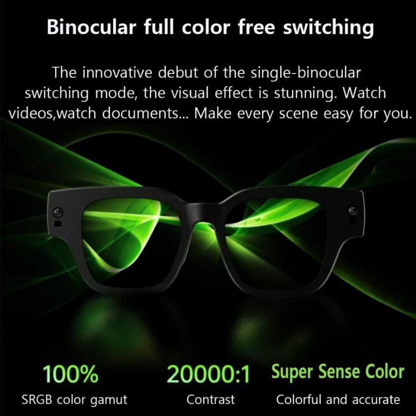 Shadow Smart AR Glasses True Wireless by Beckett