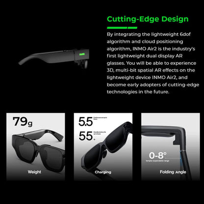 Shadow Smart AR Glasses True Wireless by Beckett