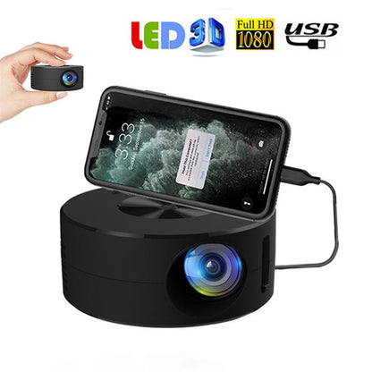 Smart Projector WiFi Portable 1080P Home Theater Video LED Mini Projector For Home Theaters Media Player by Jabula & Co