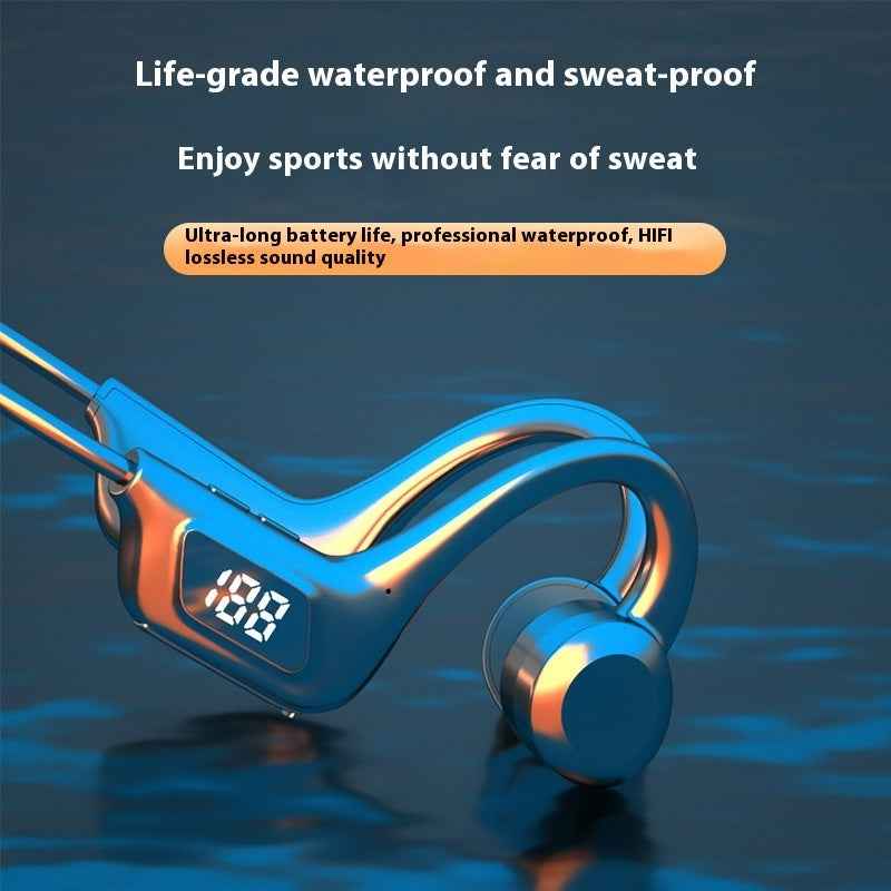 VG06 Wireless Bluetooth Headset LED Power Digital Display Ear-mounted