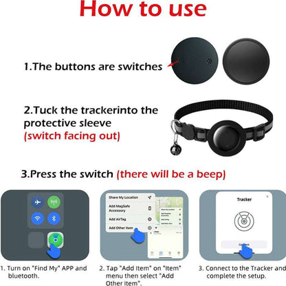 Pet Cat Location Tracker Collar by Jabula & Co