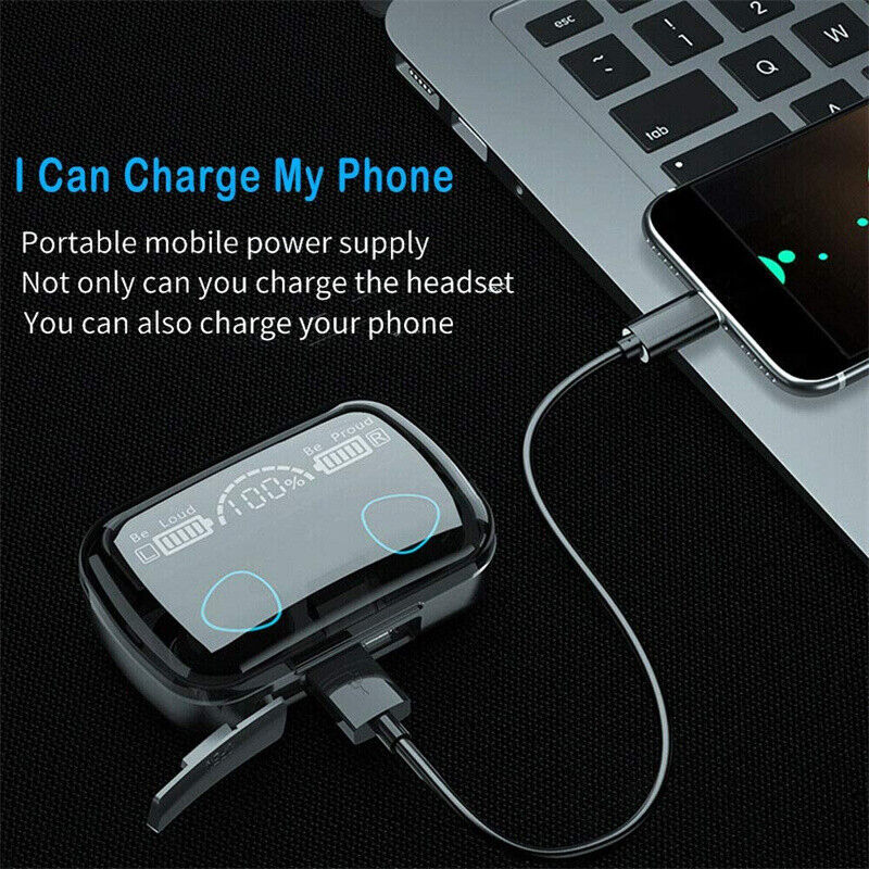 TWS Wireless 5.1 Waterproof Bluetooth Sports Waterproof Earphones - Jabula & Co
