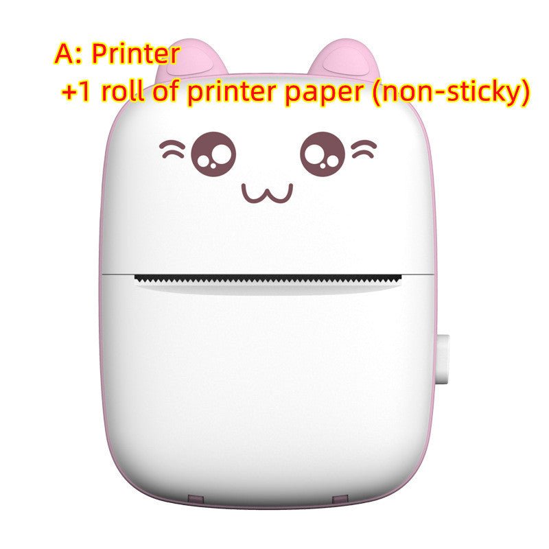 Mini Printer Portable Mini Bluetooth WiFi New Wrong Printer Mobile Phone Photo Title Note Hot Print Pocket Student Error Label Printer - Jabula & Co