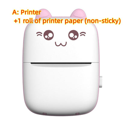 Mini Printer Portable Mini Bluetooth WiFi New Wrong Printer Mobile Phone Photo Title Note Hot Print Pocket Student Error Label Printer - Jabula & Co