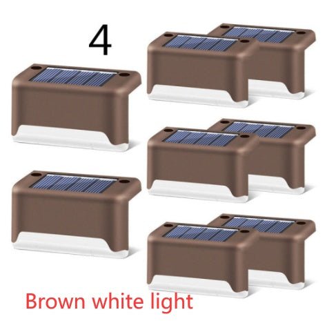 New Upgrade Waterproof LED Solar Fence Lamp Solar Deck Lights Solar Step Light Outdoor For Patio Stairs Garden Pathway Step Yard by Beckett