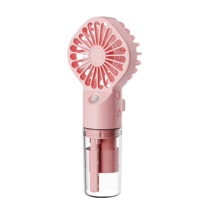 Portable Handheld Spray Fan 4-Speed Water Spray Mist Fan Summer Cooling Artifact USB Charging Summer Supplies Outdoor Mini Fan - Jabula & Co