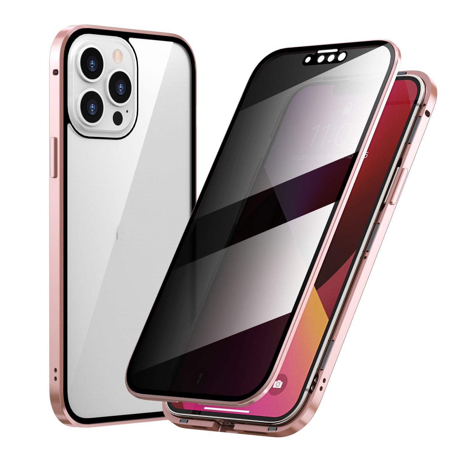 Privacy-proof Magneto Phone Case Double Sided Metal Frame - Jabula & Co