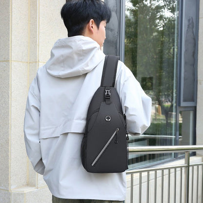 New Multifunctional Men's Shoulder Crossbody Bag Male Hard-Wearing Canvas Shoulder Messenger Bags Chest Bag - Jabula & Co