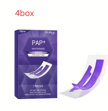 Whitening Teeth Strips Purple Teeth Strips Dry-application - Jabula & Co