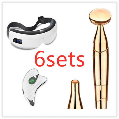 Bluetooth Music Eye Massager Air Pressure Hot Compress Dark Circles Eye Care - Jabula & Co