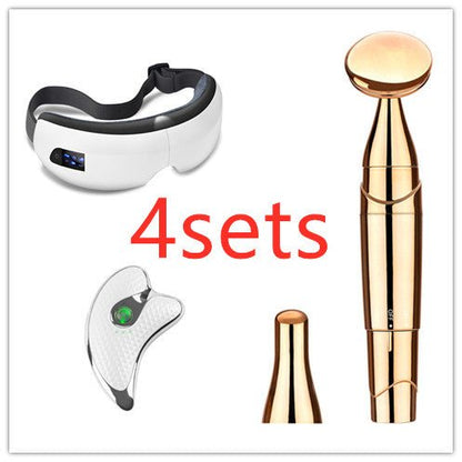 Bluetooth Music Eye Massager Air Pressure Hot Compress Dark Circles Eye Care - Jabula & Co
