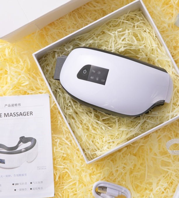 Bluetooth Music Eye Massager Air Pressure Hot Compress Dark Circles Eye Care - Jabula & Co