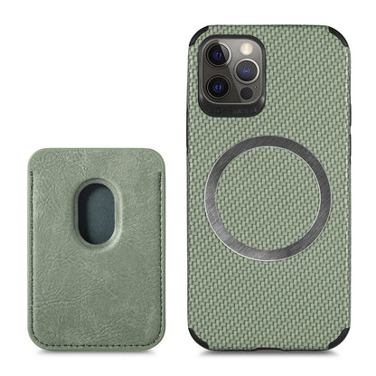 Magnetic Card Holder XR Carbon Fiber Pattern Phone Case - Jabula & Co
