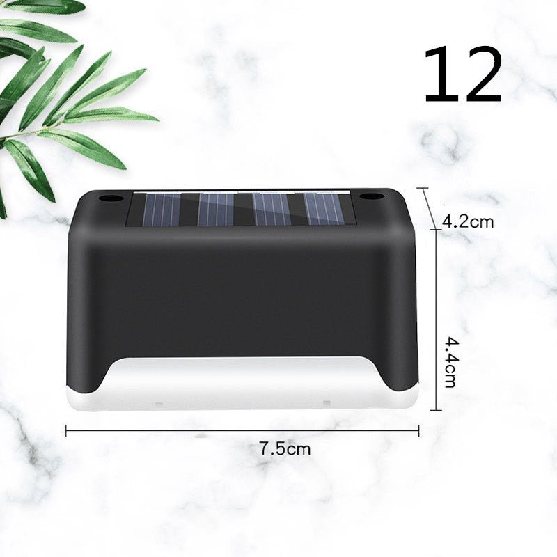 New Upgrade Waterproof LED Solar Fence Lamp Solar Deck Lights Solar Step Light Outdoor For Patio Stairs Garden Pathway Step Yard - Jabula & Co