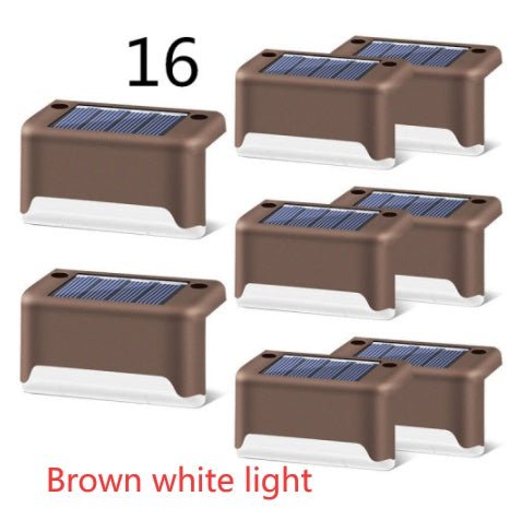 New Upgrade Waterproof LED Solar Fence Lamp Solar Deck Lights Solar Step Light Outdoor For Patio Stairs Garden Pathway Step Yard by Beckett