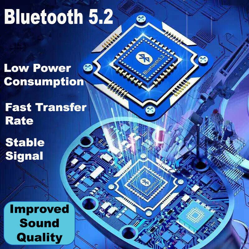TWS Wireless 5.1 Waterproof Bluetooth Sports Waterproof Earphones - Jabula & Co