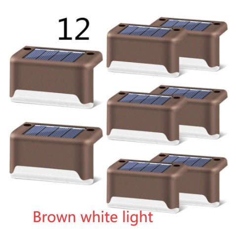 New Upgrade Waterproof LED Solar Fence Lamp Solar Deck Lights Solar Step Light Outdoor For Patio Stairs Garden Pathway Step Yard by Beckett