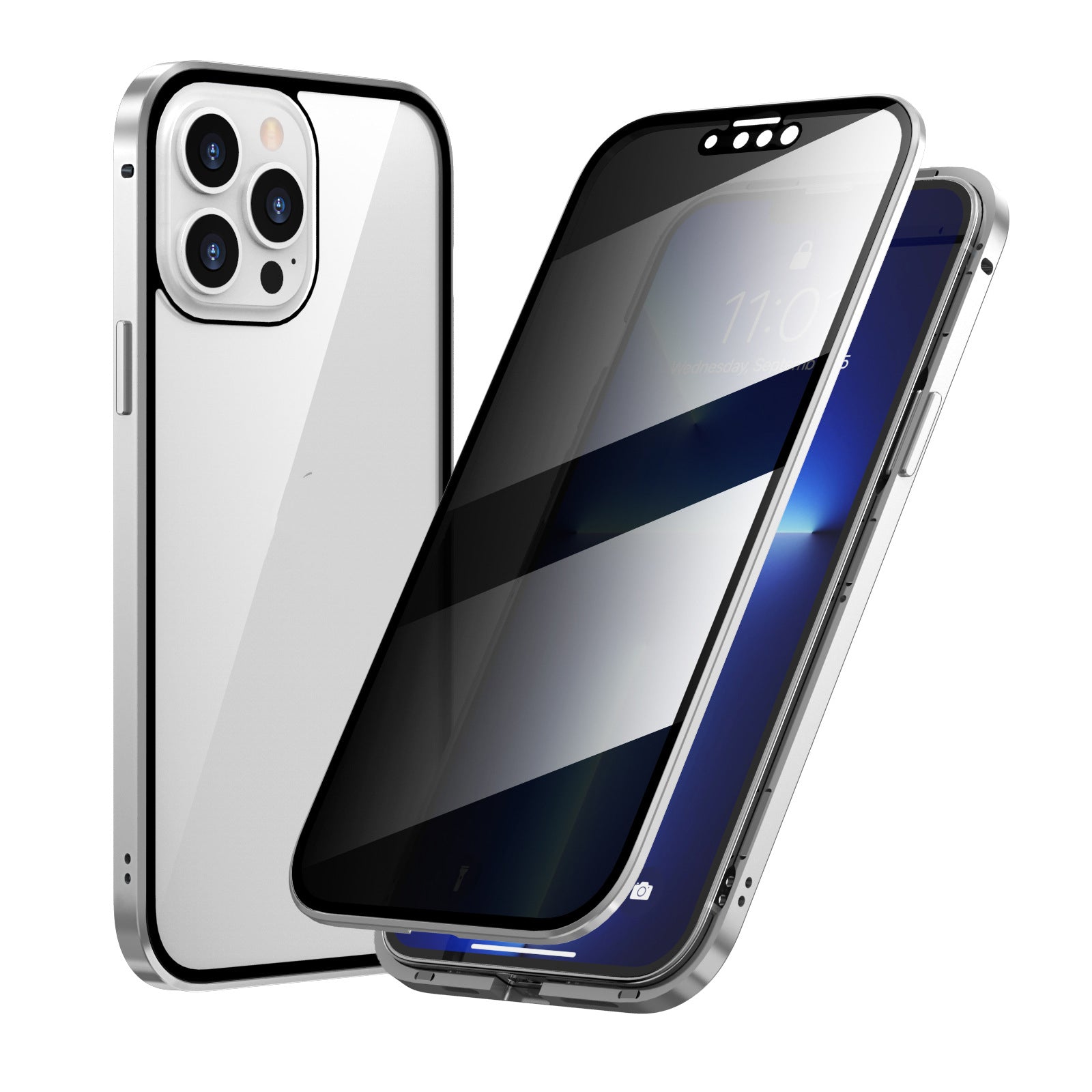 Privacy-proof Magneto Phone Case Double Sided Metal Frame - Jabula & Co