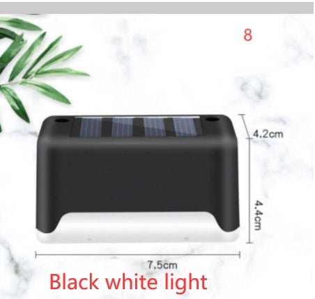 New Upgrade Waterproof LED Solar Fence Lamp Solar Deck Lights Solar Step Light Outdoor For Patio Stairs Garden Pathway Step Yard by Beckett