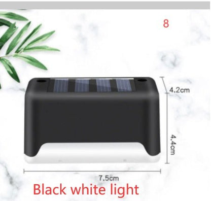 New Upgrade Waterproof LED Solar Fence Lamp Solar Deck Lights Solar Step Light Outdoor For Patio Stairs Garden Pathway Step Yard by Beckett