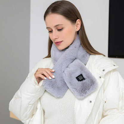 Heating Scarf USB Electric Heated Neck Wrap Heating Pad Pain Relief Three-gear Temperature Control Neck Warmer For Women Men by Beckett