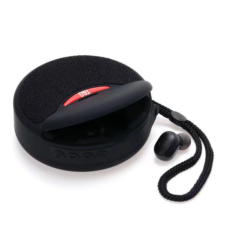 Outdoor Portable Headset Bluetooth Speaker Integrated Wireless 3D Stereo Subwoofer Music Speaker Support TF Card FM Radio - Jabula & Co