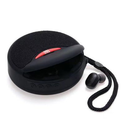 Outdoor Portable Headset Bluetooth Speaker Integrated Wireless 3D Stereo Subwoofer Music Speaker Support TF Card FM Radio - Jabula & Co