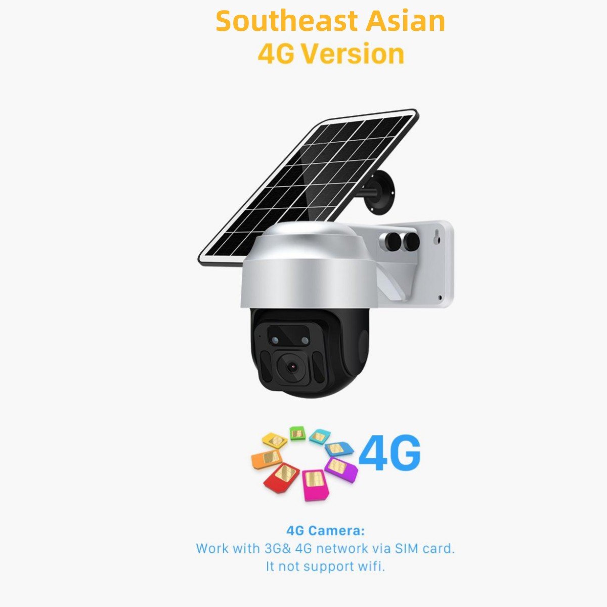 Solar Powered Wireless WiFi Surveillance Camera - Jabula & Co
