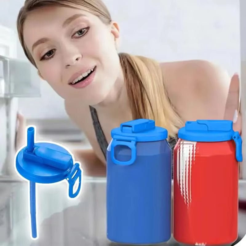 Soda Can Lid Straw Soda Can Lid Cola Cans Cup Lid Reusable Can Stopper For Soda Beer Drinks Juice Coke Beverage Cap Fits Standard Coke Can - Jabula & Co
