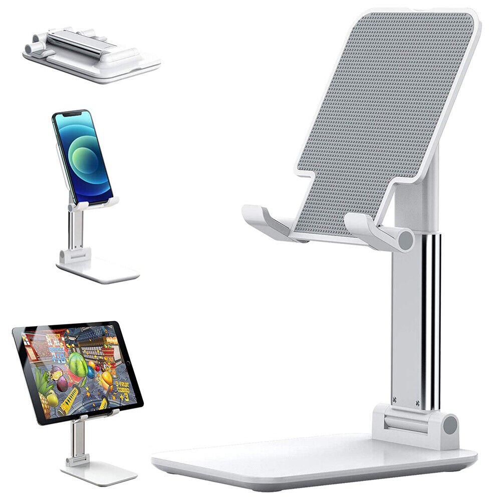 Cell Phone Stand Desktop Holder Tablet Stand Mount Mobile Phone Desktop Tablet Holder Table Cell Foldable Extend Support Desk Mobile Phone Holder Stand - Jabula & Co