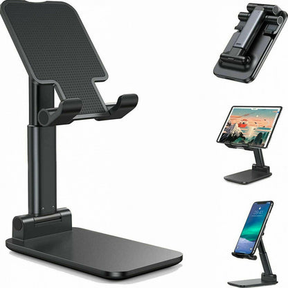 Cell Phone Stand Desktop Holder Tablet Stand Mount Mobile Phone Desktop Tablet Holder Table Cell Foldable Extend Support Desk Mobile Phone Holder Stand - Jabula & Co